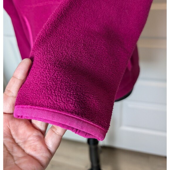 Patagonia Synchilla Marsupial Magenta Youth Size XL (14) Pullover 1/2 Zip Fleece - Picture 5 of 9